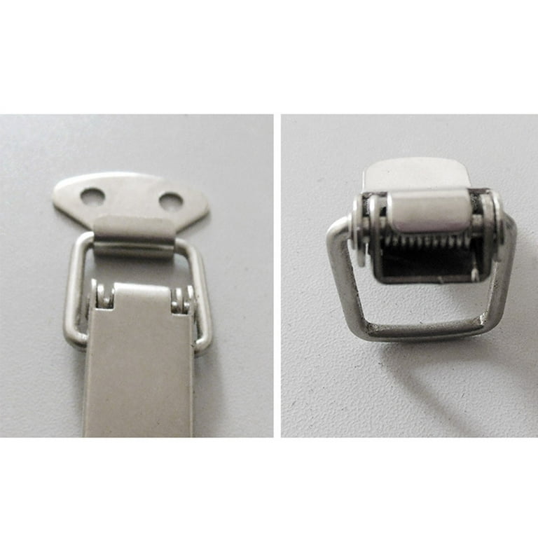 10 Pcs Suitcase Tool Box Locking A05 Spring Loaded Buckle Toggle Latch Silver 10 Pcs Suitcase Tool Box Locking A05 Spring Loaded Buckle Toggle Latch Silver